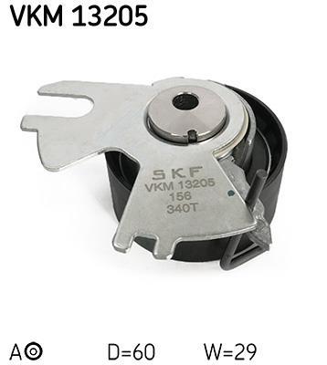 Galet tendeur de courroie de distribution (Galet tendeur de courroie crantée) SKF ref. VKM 13205